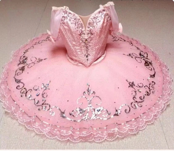 sugar plum fairy professional pink ballet dress costume Dragee Fairy Nutcracker as well as ballet recitals Sugar Plum and Cavalier