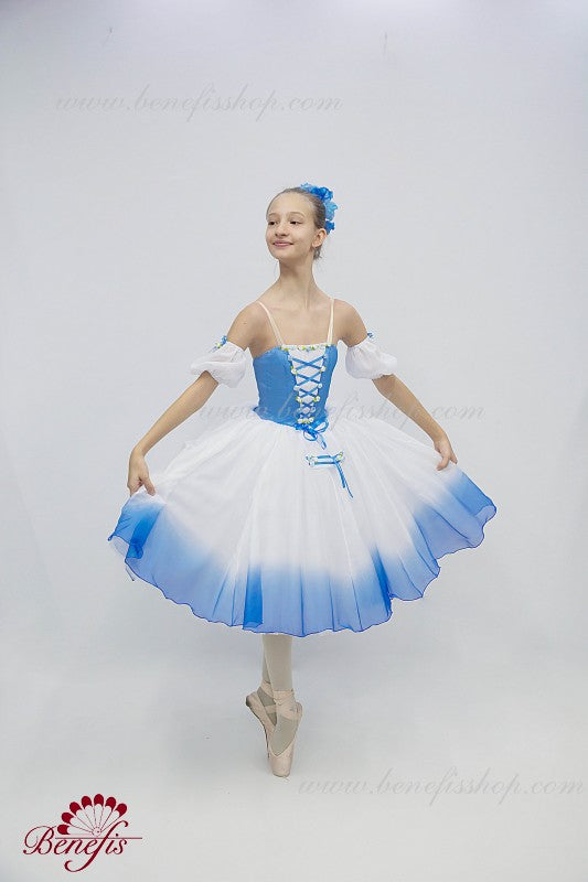 blue ballet dress Blue Snowflake Tutu Ballet Dance Costume