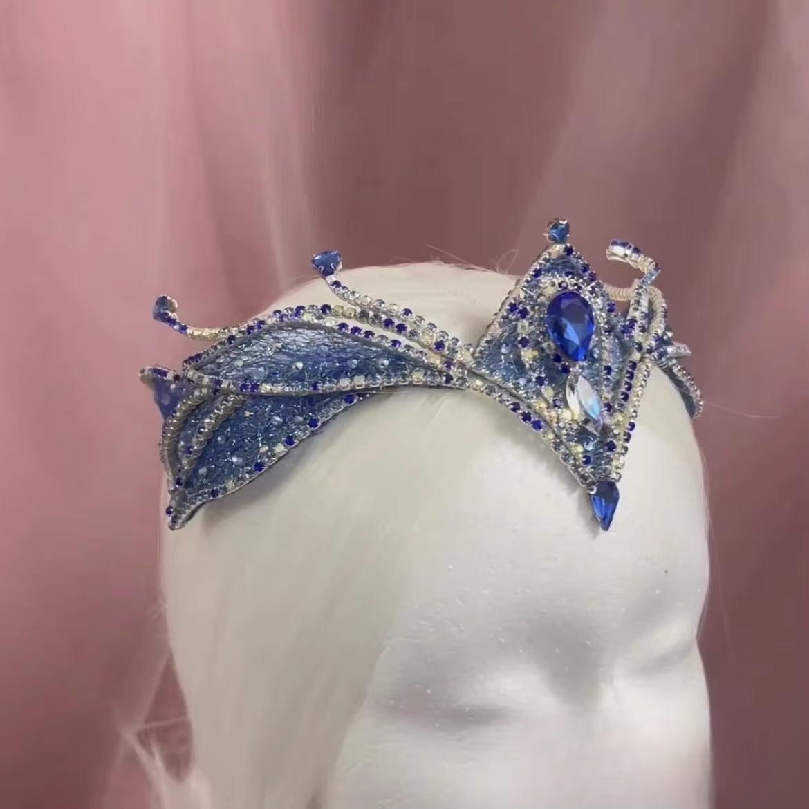 Blue Bird Tiara
