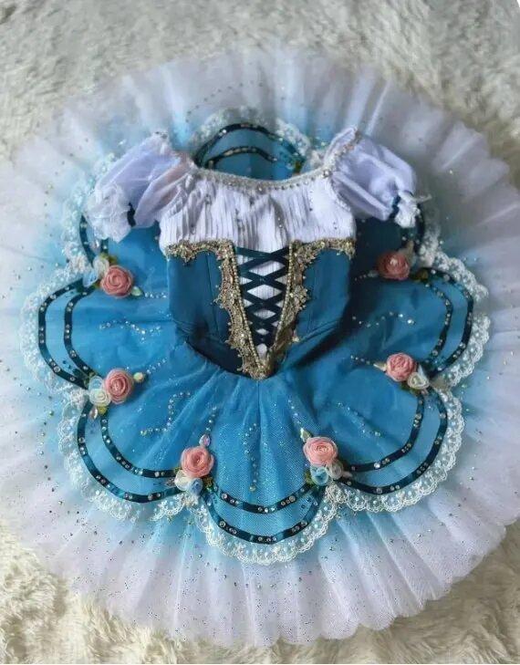 Coppelia ballet tutu, Swanilda professional tutu, peasant professional tutu