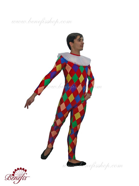 Nutcracker Harlequin Costume, Harlequin male ballet costume
