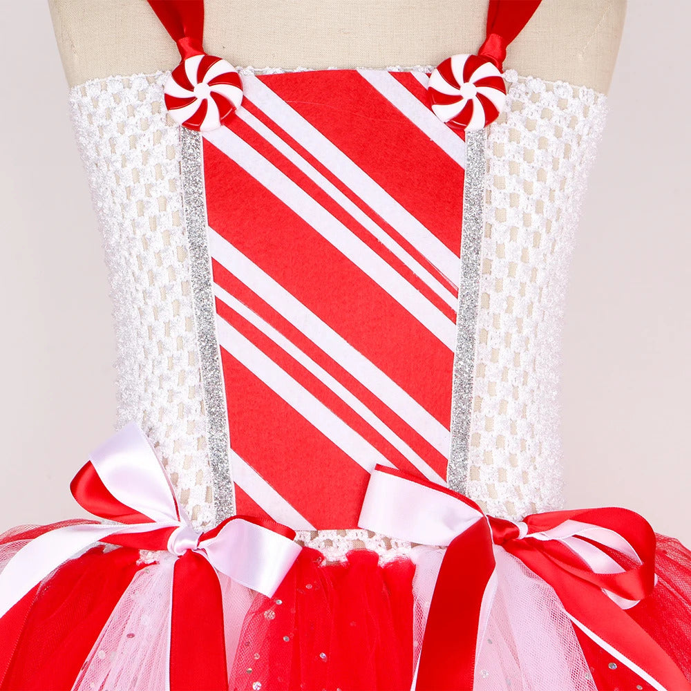 Candy Canes Child Tutu