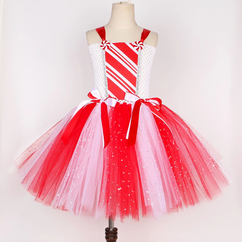 Candy Canes Child Tutu